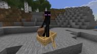 Enderman will no longer teleport while being stuck in a boat or minecart (Image via Mojang Studios)